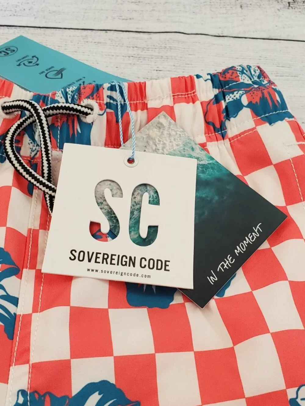 Sovereign Code Kids Session Swim Shorts Floral Size 2T NWT